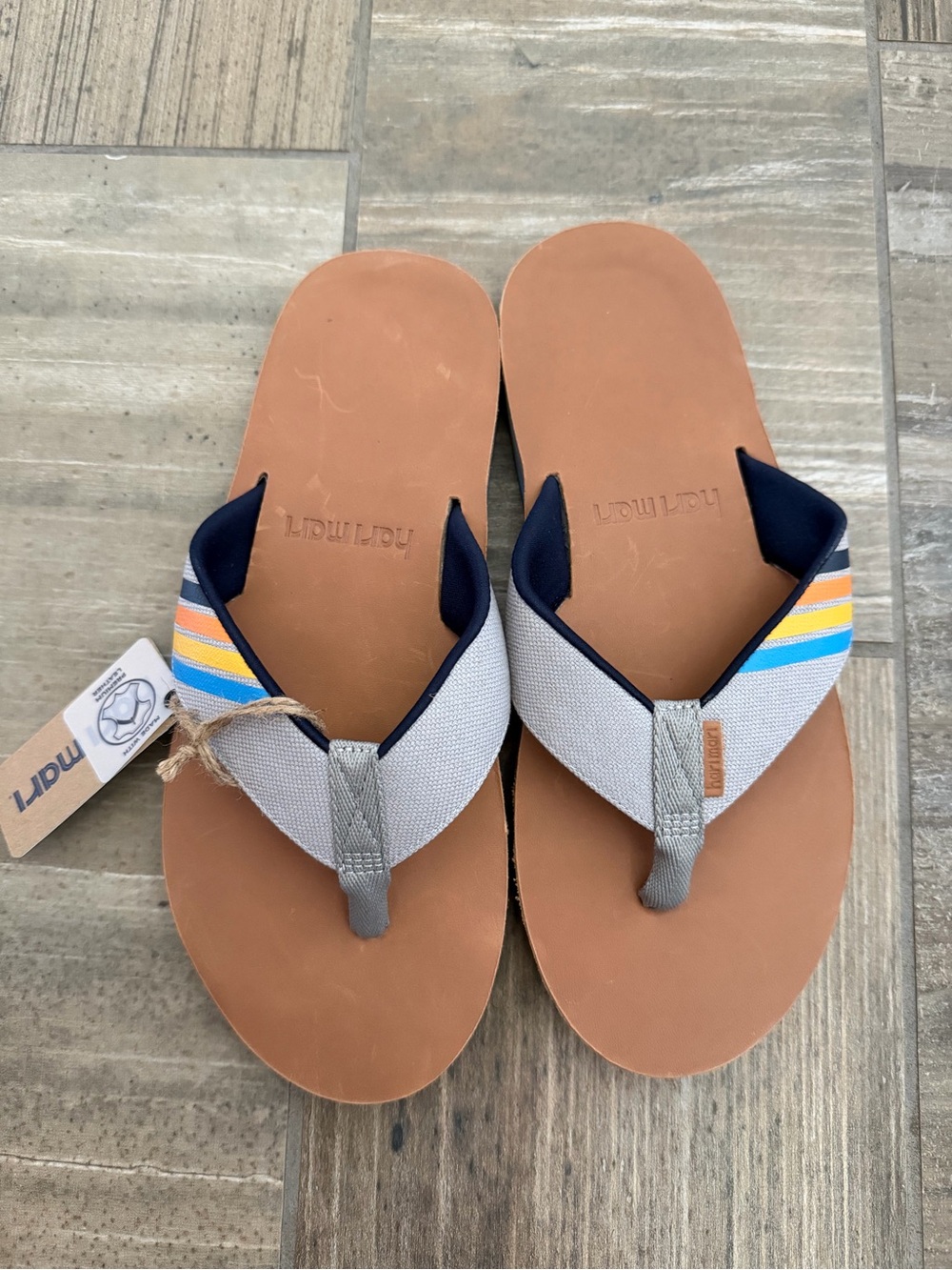 Hari Mari Men's Del Mar flip flops size 10 - Picture 4 of 9